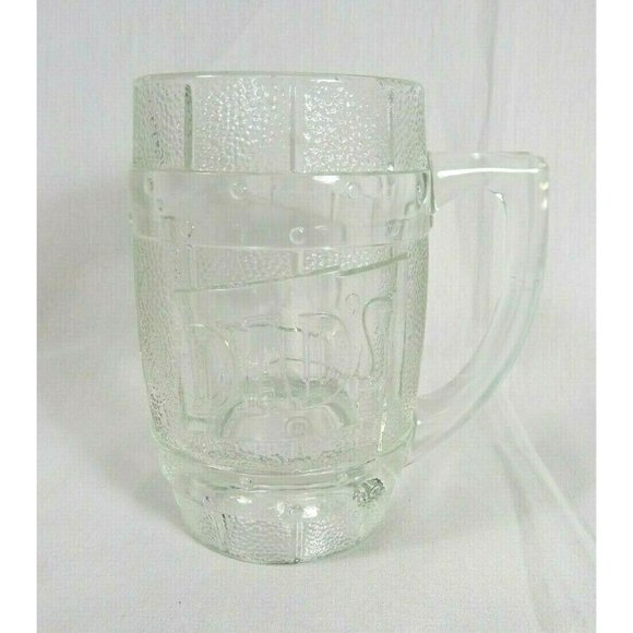 Dad's Root Beer Clear Heavy Glass Barrel Mug - Picture 2 of 6